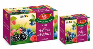 Ceai Fructe de Pădure, 20 + 5 Plicuri Cadou, Fares