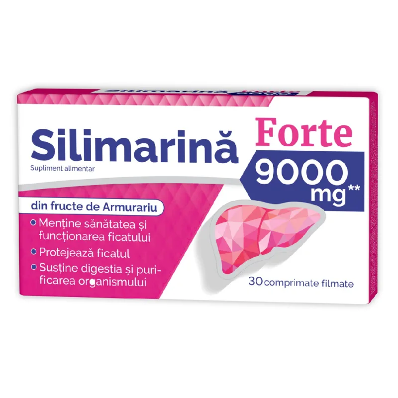 Silimarina Forte, 9000 mg, 30 comprimate, Zdrovit — preț și oferte