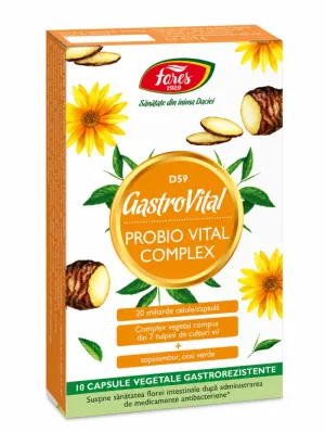Probio Vital Complex (GastroVital), D59, 10 Capsule, Fares