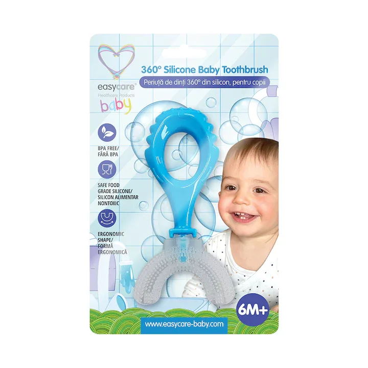 Easy Care Baby Periuta de dinti silicon pentru copii 360 grade — preț și oferte