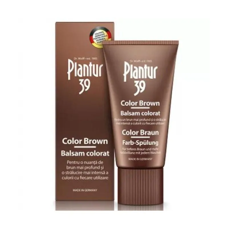 Balsam colorat Plantur 39 Color Brown, 150 ml, Dr. Kurt Wolff — preț și oferte