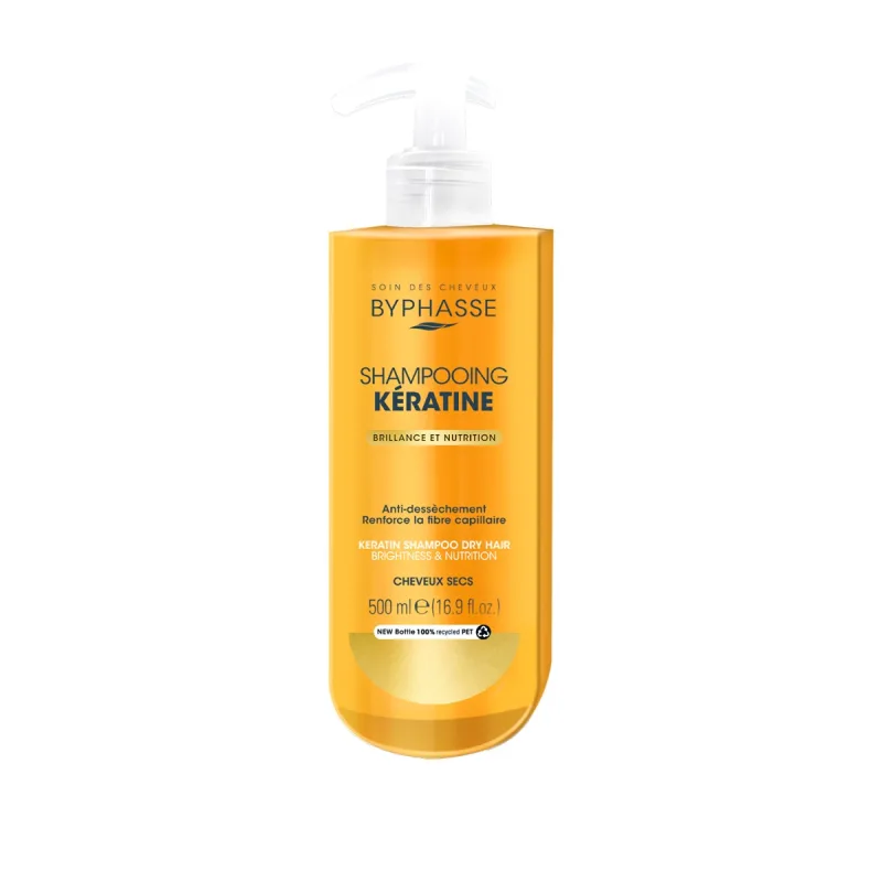 Sampon pentru par uscat cu keratina Sublim Protect, 500ml, Byphasse — preț și oferte
