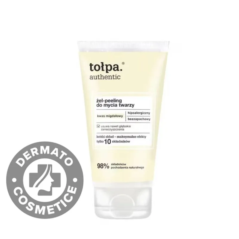 Gel peeling pentru curatarea fetei Authentic, 150ml, Tolpa — preț și oferte
