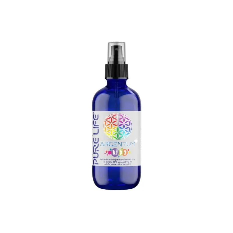 Argint nanocoloidal Argentum+ Kids, 120ml, Pure Life — preț și oferte