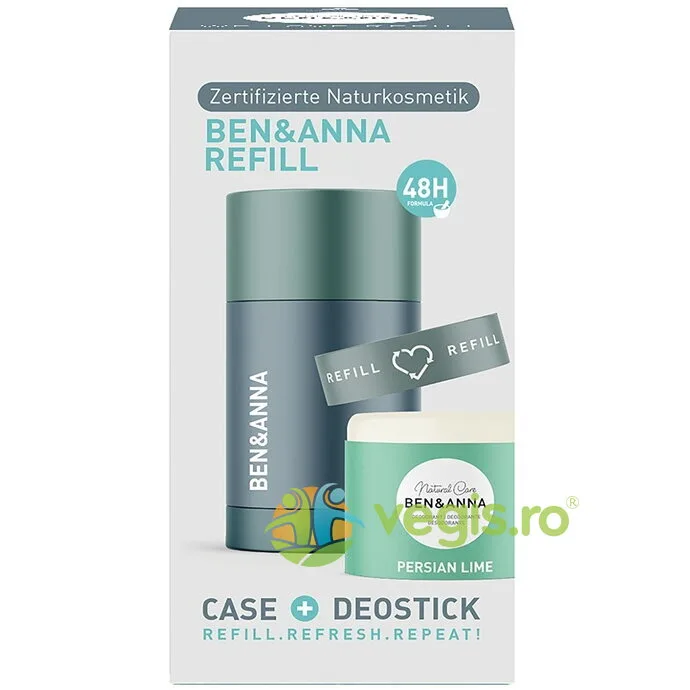 Deodorant Natural Persian Lime Refill 40g Ben&Anna — preț și oferte