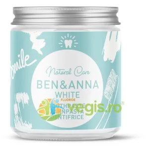 Pasta de Dinti White cu Fluor Borcan 100ml