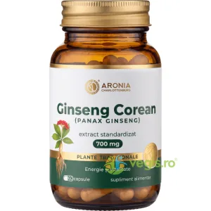 Ginseng Coreean (Panax Ginseng) 700mg 60cps