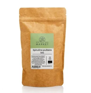 Spirulină Pulbere Bio, 125 g, Bio-Market
