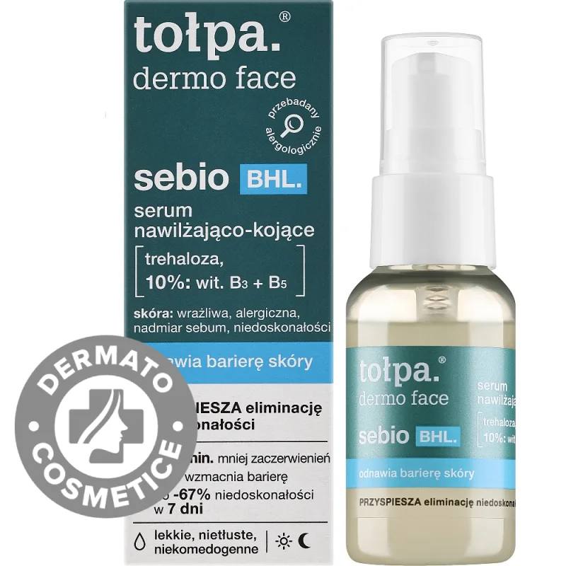Serum pentru ten gras si acneic Dermo Face Sebio BHL, 30ml, Tołpa — preț și oferte