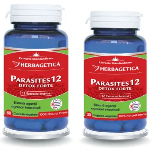 Pachet Parasites 12 Detox Forte 60cps+30cps