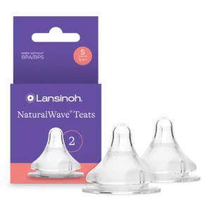 Tetina cu flux lent, 2 bucati, Lansinoh