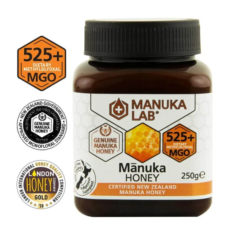 Miere de manuka MGO 525+, 250g, Manuka Lab — preț și oferte