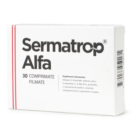 Sermatrop Alfa 30 comprimate pfarma.ro — preț și oferte