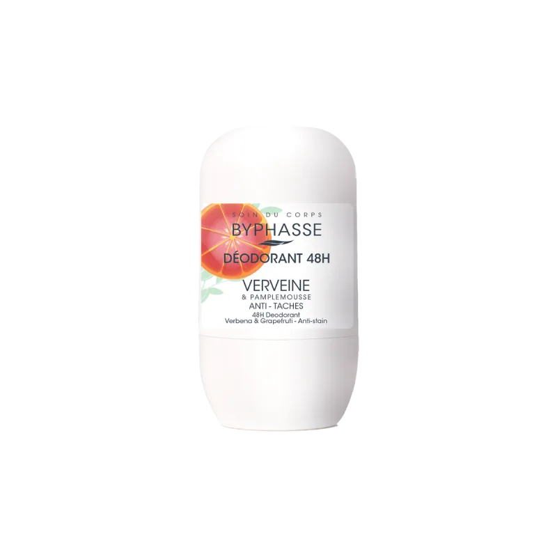 Deodorant roll-on 48h cu Verbina si Grapefruit, 50ml, Byphasse — preț și oferte