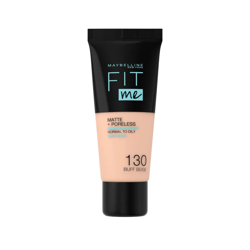 Fond de ten Matte & Poreless 130 Buff Beige Fit Me, 30ml, Maybelline Maybelline New York — preț și oferte