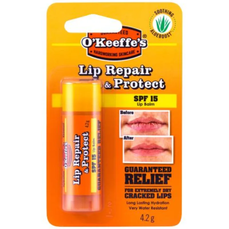 Balsam de buze Lip Repair Stick SPF15, 4.2g, O'Keeffe's — preț și oferte
