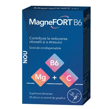 Magnefort B6 Granule Orodispersabile 20 plicuri BIOFARM — preț și oferte