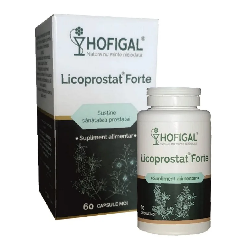 Licoprostat Forte, 60 capsule moi, Hofigal — preț și oferte
