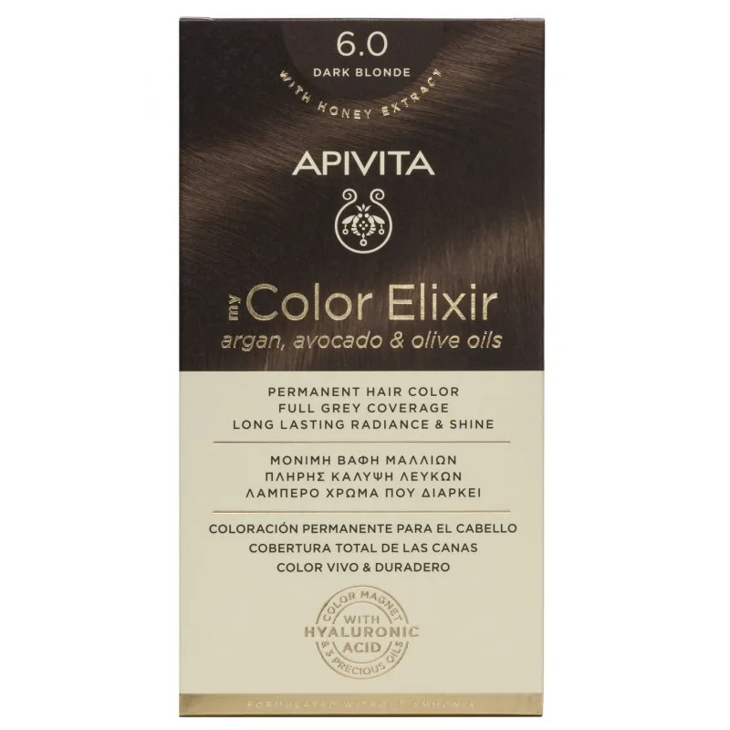Apivita My Color Elixir Vopsea de par, N6.0 — preț și oferte