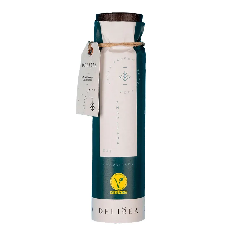 Apa de parfum vegan cu note lemnoase pentru barbati Kay, 150ml, Delisea — preț și oferte