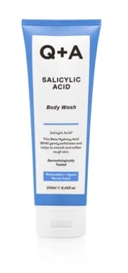 Gel de dus cu acid salicilic, 250ml, Q+A — preț și oferte