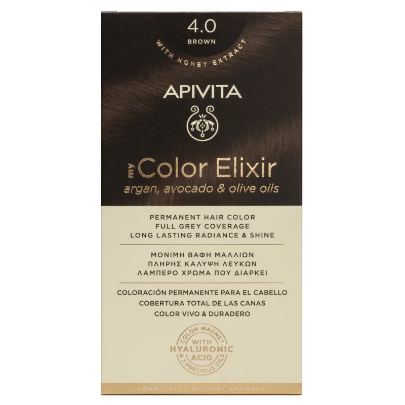 Apivita My Color Elixir Vopsea de par, N4.0 — preț și oferte