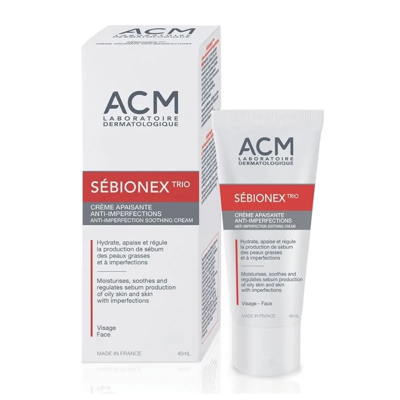 ACM Sebionex Trio Crema calmanta anti-imperfectiuni, 40 ml — preț și oferte