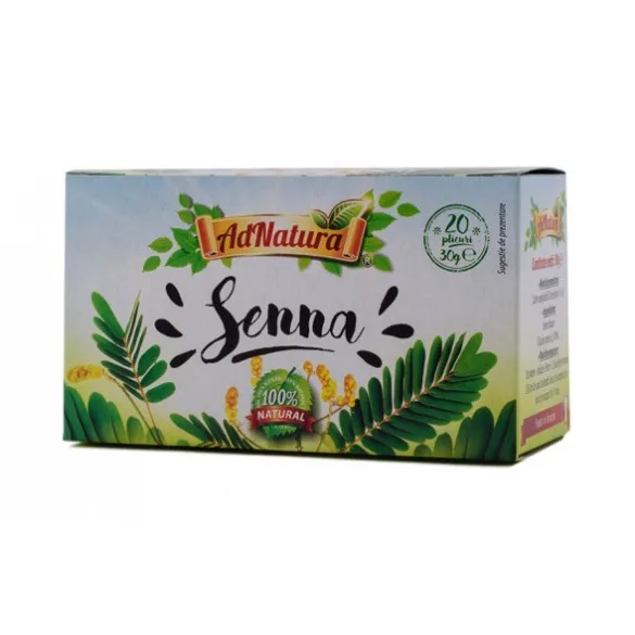 Ceai Senna, 20 plicuri, AdNatura — preț și oferte