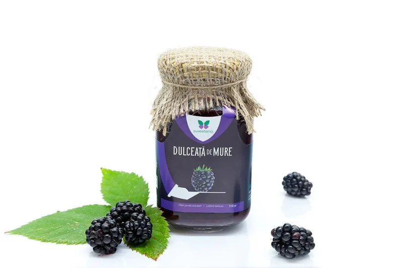 Dulceata de mure fara zahar, 300g, Sweeteria — preț și oferte