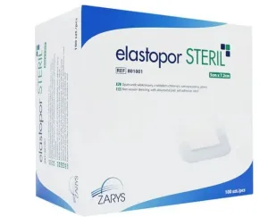Pansament Steril Absorbant Elastopor, 5 × 7,2 cm, 100 Bucăți, Zarys