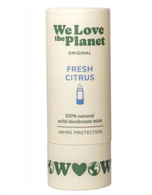 Deodorant Natural Stick Fresh Citrus, 40 g, We Love The Planet