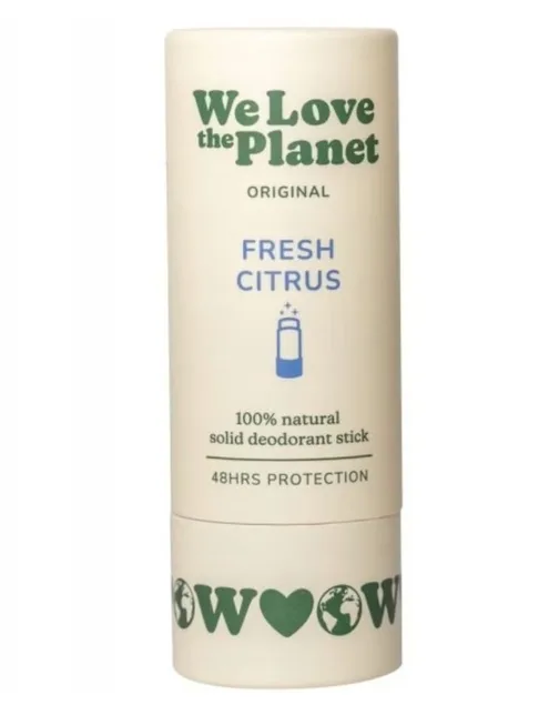 Deodorant Natural Stick Fresh Citrus, 40 g, We Love The Planet — preț și oferte
