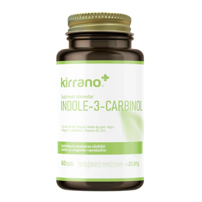 Complex Indole-3-Carbinol, 60 capsule, Kirrano — preț și oferte