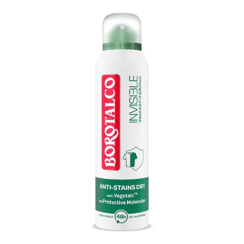 Deodorant Spray antiperspirant Invisible Green, 150 ml, Borotalco — preț și oferte