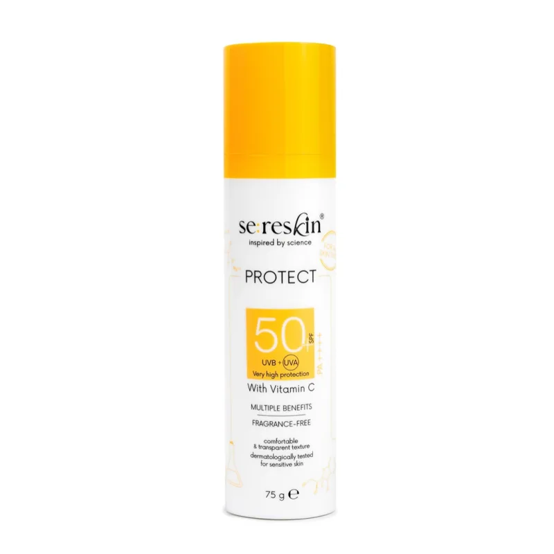 Crema cu SPF50+ si Vitamina C Protect, 75g, Se:Reskin — preț și oferte