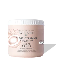 Crema de corp hidratanta cu ulei de cocos, 500ml, Byphasse