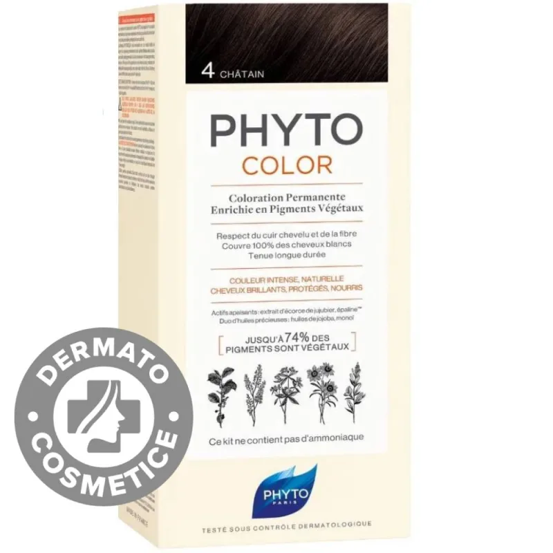Vopsea par 4 Brown Phytocolor, 50ml, Phyto — preț și oferte