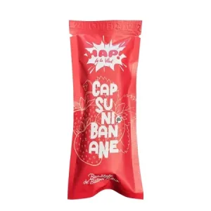 Baton Raw Vegan cu Căpșuni și Banane, 45 g, HAP de la Vlad