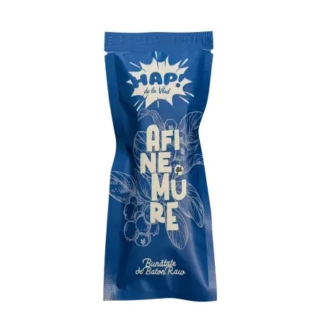 Baton Raw Vegan cu Afine și Mure, 45 g, HAP de la Vlad — preț și oferte