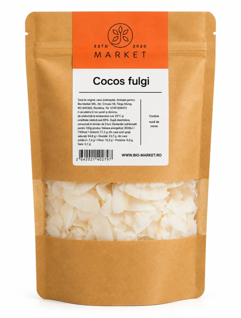 Cocos Fulgi, 300 g, Bio-Market — preț și oferte