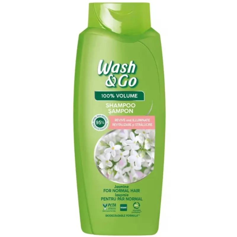 Sampon cu iasomie, 675ml, Wash&Go — preț și oferte