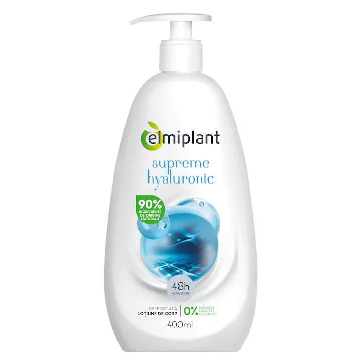 Lotiune de corp Supreme Hyaluronic, 400ml, Elmiplant — preț și oferte