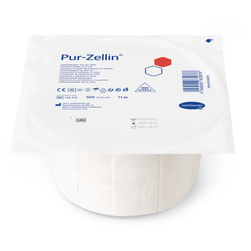 Comprese celuloza pretaiate Pur-Zellin, 4*5 cm, 143213, 500 bucati, HartMann — preț și oferte
