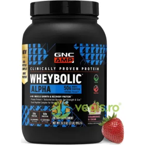 Proteina din Zer cu Aroma de Capsuni si Frica Amp New Wheybolic Alpha 915,2g