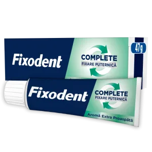 Crema adeziva pentru proteza dentara Complete Fresh, 47g, Fixodent