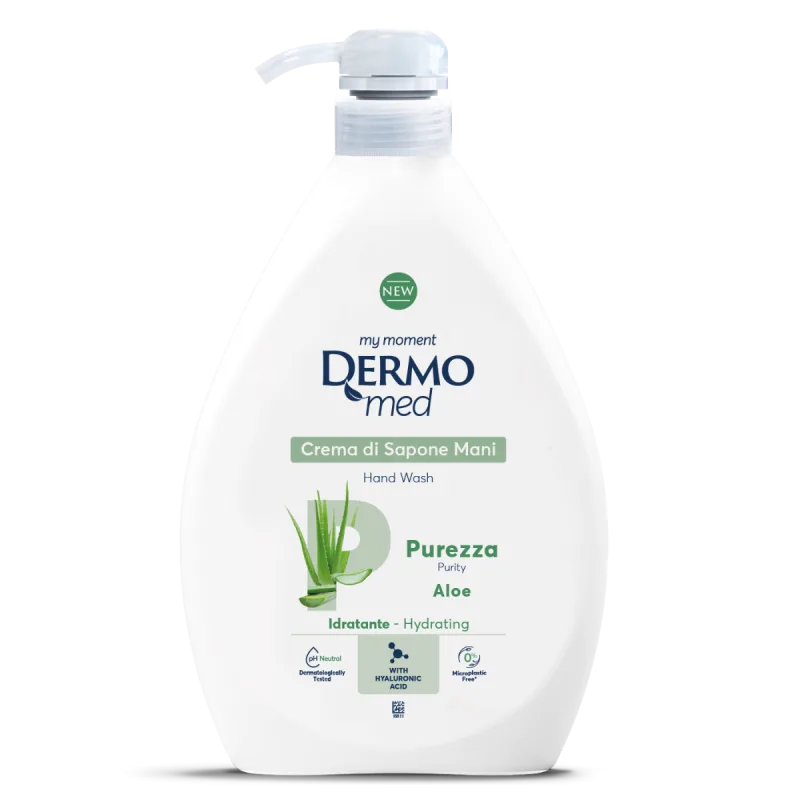 Dispenser Sapun lichid crema cu Aloe, 1000ml, Dermomed — preț și oferte
