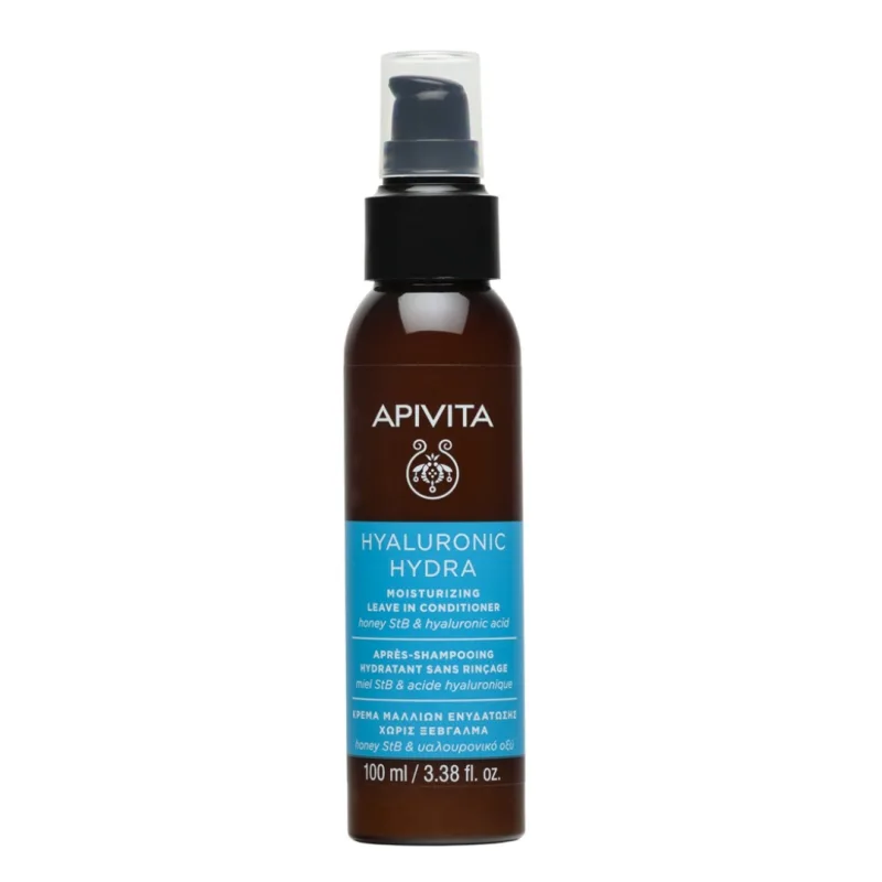 Balsam leave-in pentru hidratrea parului Hyaluronic Hydra, 100 ml, Apivita — preț și oferte