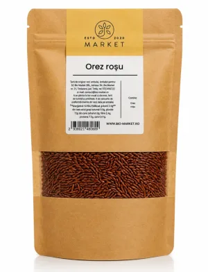 Orez roșu, 500 g, Bio-Market