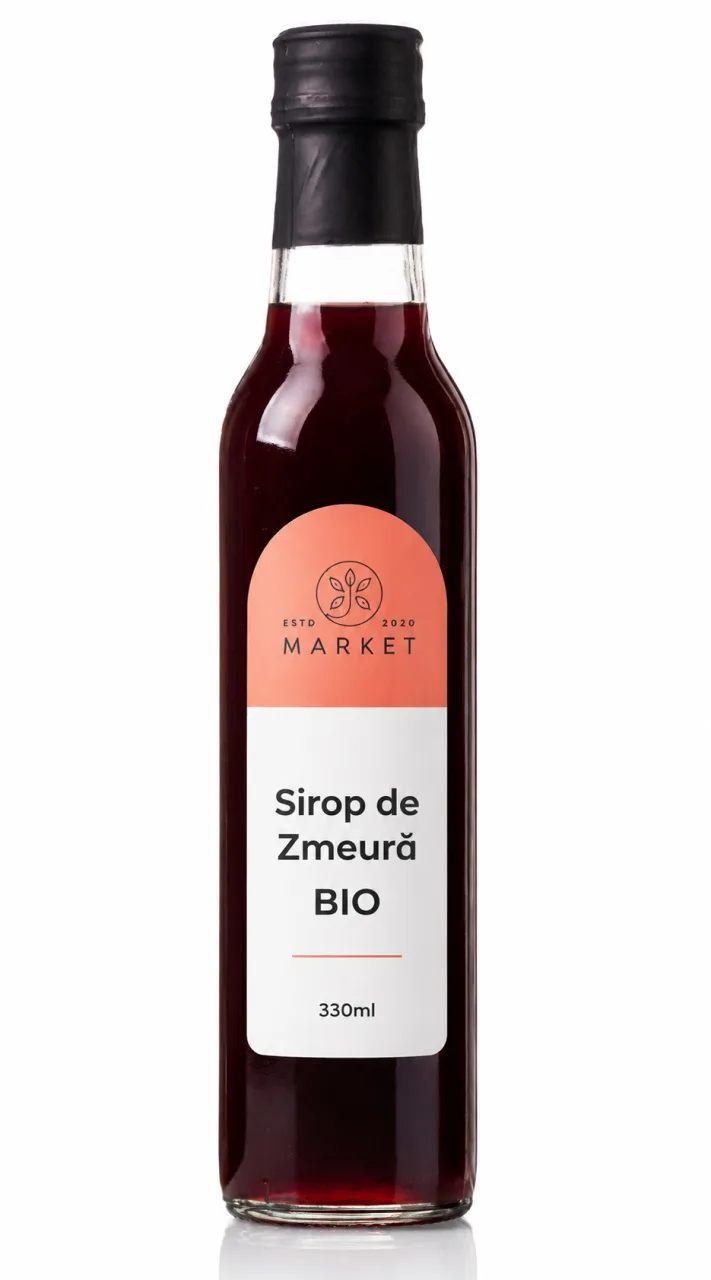Sirop Bio de zmeură, 250 ml, Bio-Market — preț și oferte