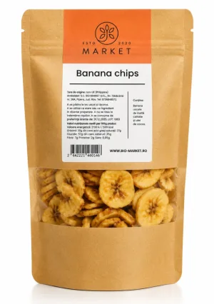 Banana chips 500g, Bio-Market